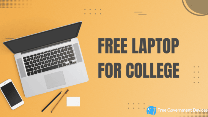 free laptop for college